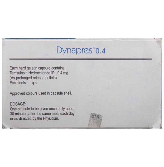 Dynapres 0.4 Capsule PR    Tamsulosin 0.4mg