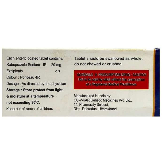 Rozley Tablet    Rabeprazole 20mg