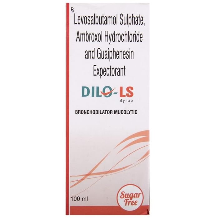 Dilo-LS Syrup    Ambroxol 30mg + Levosalbutamol 1mg + Guaifenesin 50mg