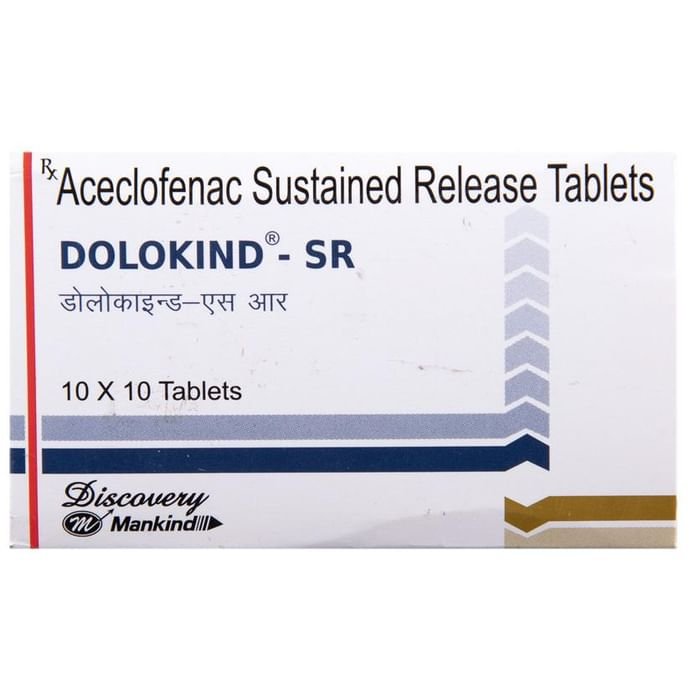 Dolokind - SR Tablet    Aceclofenac 200mg
