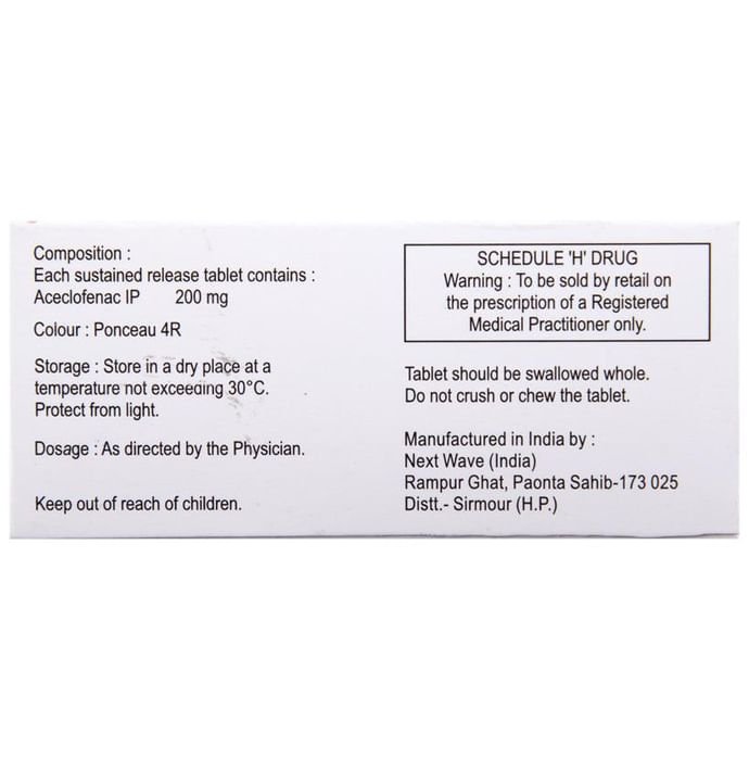 Dolokind - SR Tablet    Aceclofenac 200mg