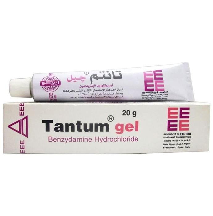 Tantum Gel    Benzydamine 5% w/w