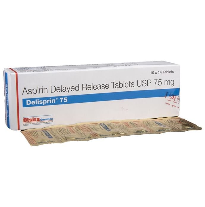 Delisprin 75 Tablet    Aspirin 75mg