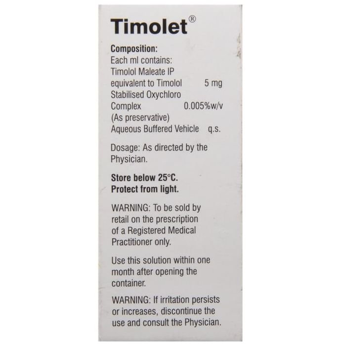 Timolen 0.5% Eye Drop    Timolol 0.5% w/v