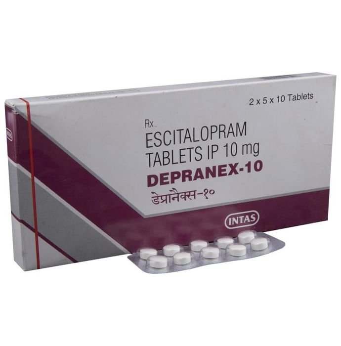 Depranex 10 Tablet    Escitalopram Oxalate 10mg