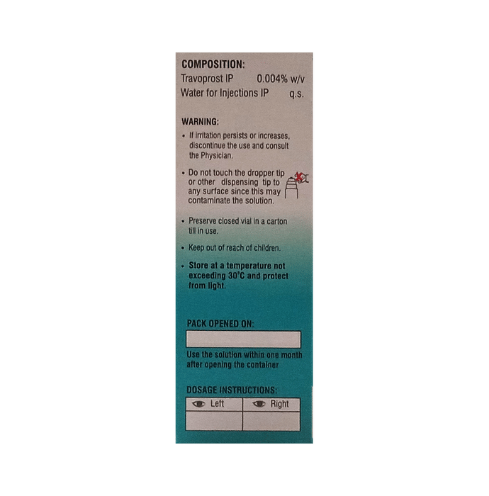Travstar PF Eye Drop    Travoprost 0.004% w/v