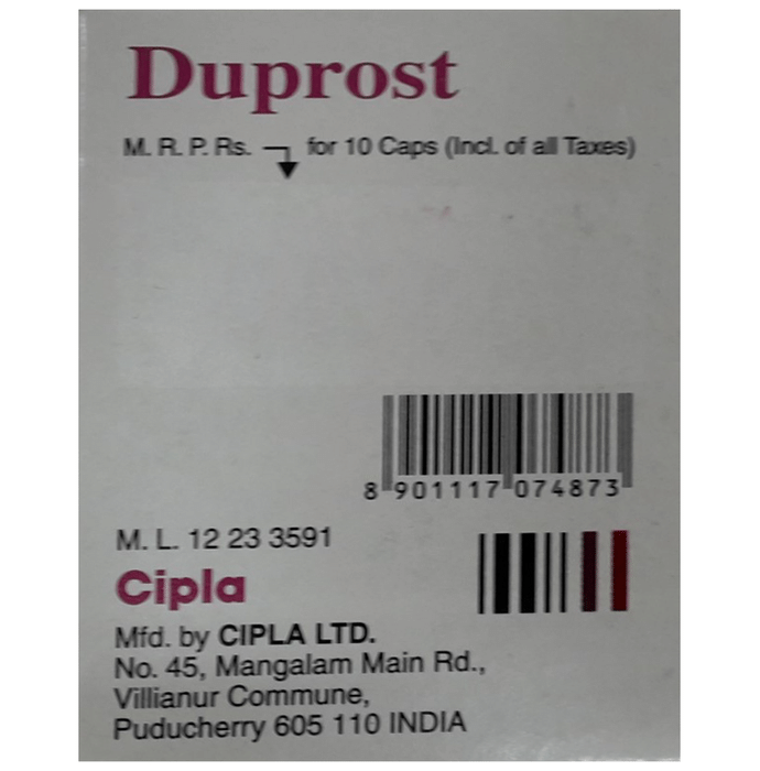 Duprost Capsule    Dutasteride 0.5mg