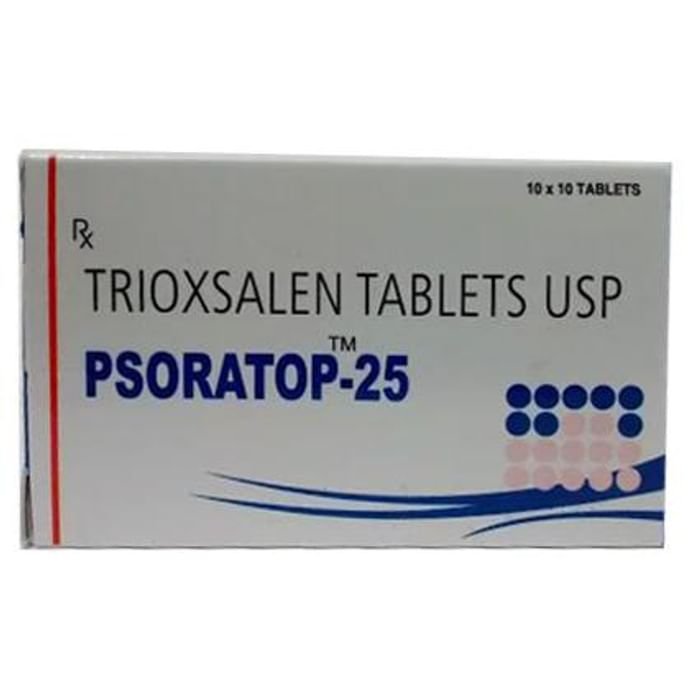 Psoratop 25mg Tablet    Trioxasalen 25mg