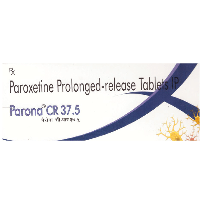 Parona CR 37.5 Tablet    Paroxetine 37.5mg