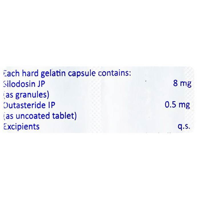 Dosin-D Capsule    Silodosin 8mg + Dutasteride 0.5mg