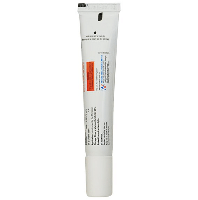 Trebor 0.025% Cream    Tretinoin 0.025%