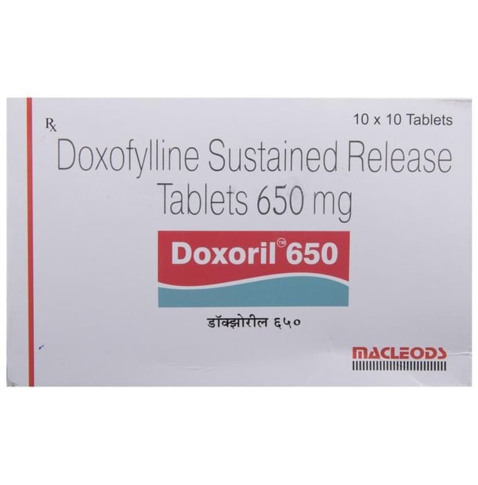 Doxoril 650 Tablet SR    Doxofylline 650mg