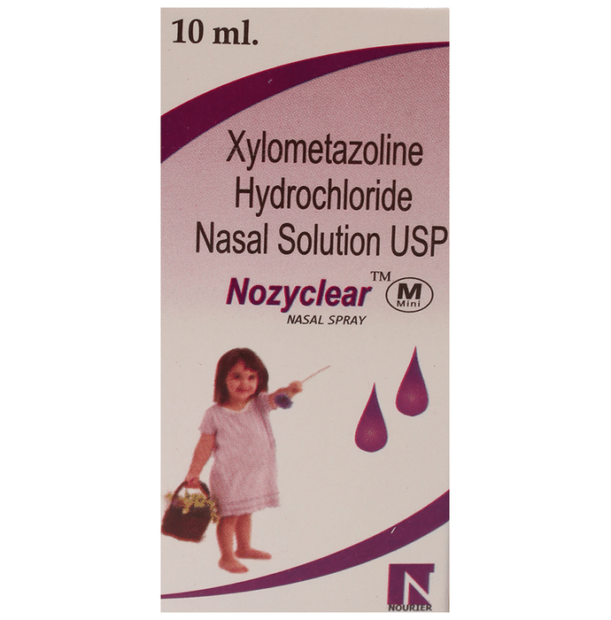 Nozyclear M Nasal Spray    Xylometazoline 0.025% w/v