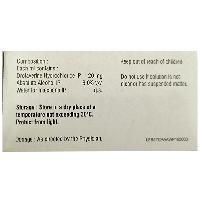 Drotikind Injection    Drotaverine 40mg