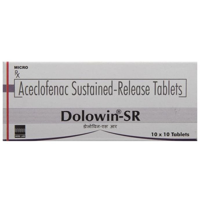 Dolowin-SR Tablet    Aceclofenac 200mg