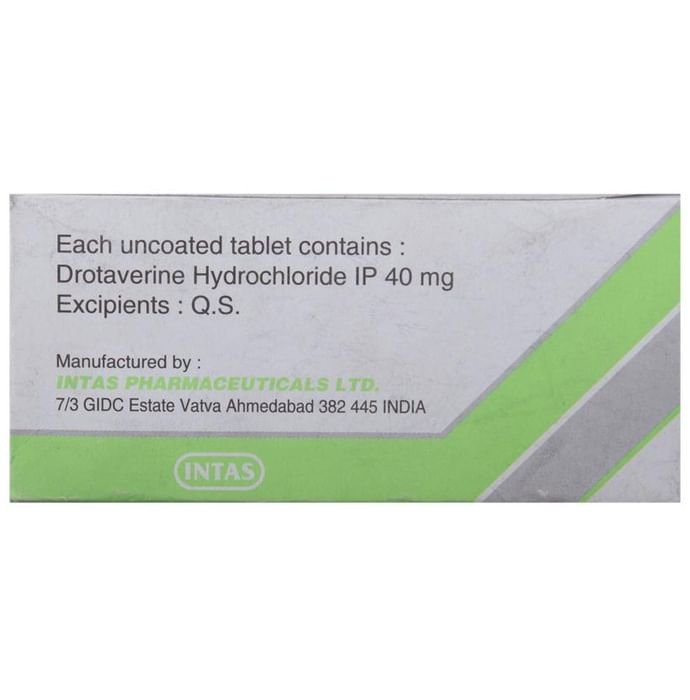 Doverin 40 Tablet    Drotaverine 40mg