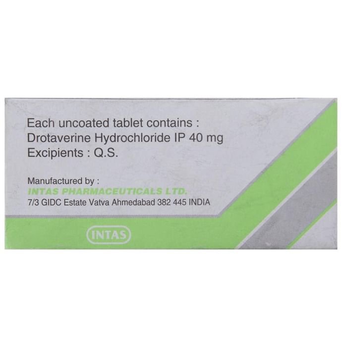 Doverin 40 Tablet    Drotaverine 40mg