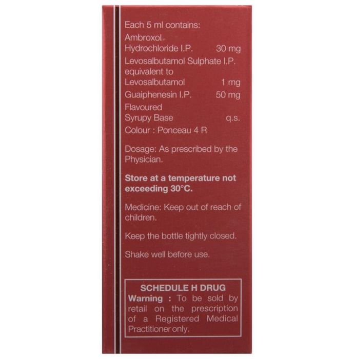 Deletus LS Syrup    Ambroxol 30mg/5ml + Levosalbutamol 1mg/5ml + Guaifenesin 50mg/5ml