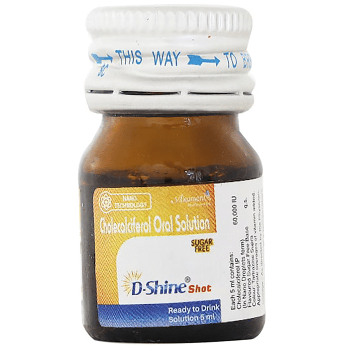 D-Shine Shot Oral Solution    Vitamin D3 60000IU