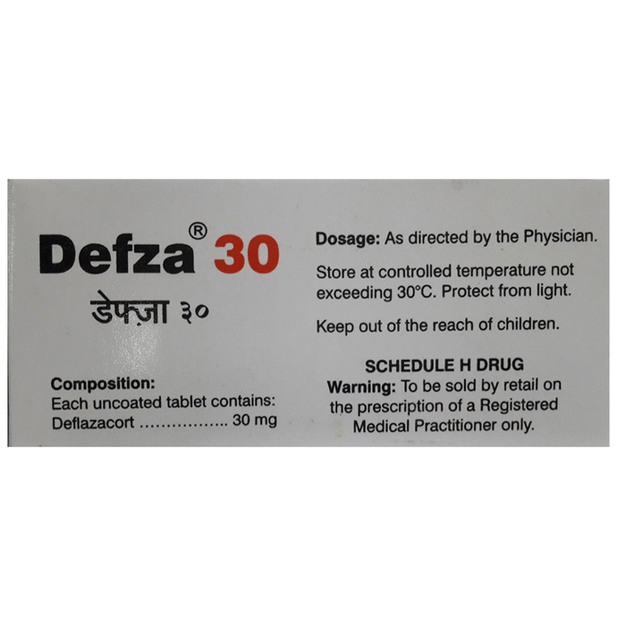 Defza 30 Tablet    Deflazacort 30mg