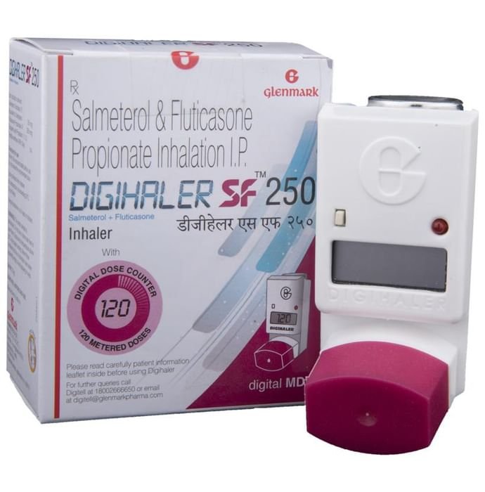 Digihaler SF 250 Inhaler    Salmeterol 25mcg + Fluticasone Propionate 250mcg