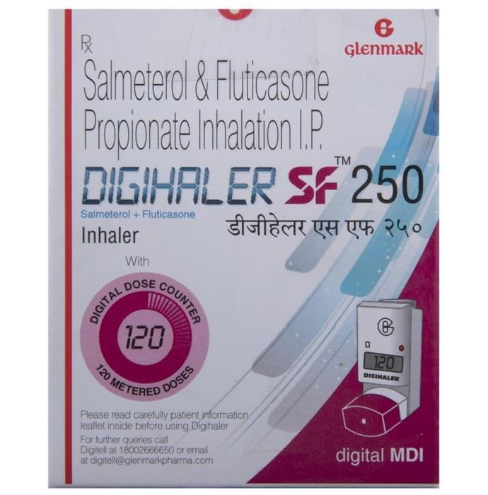Digihaler SF 250 Inhaler    Salmeterol 25mcg + Fluticasone Propionate 250mcg