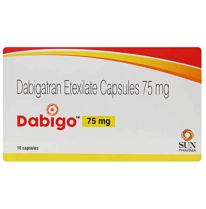 Dabigo 75mg Capsule    Dabigatran Etexilate 75mg