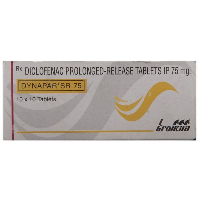 Dynapar SR 75 Tablet    Diclofenac 75mg