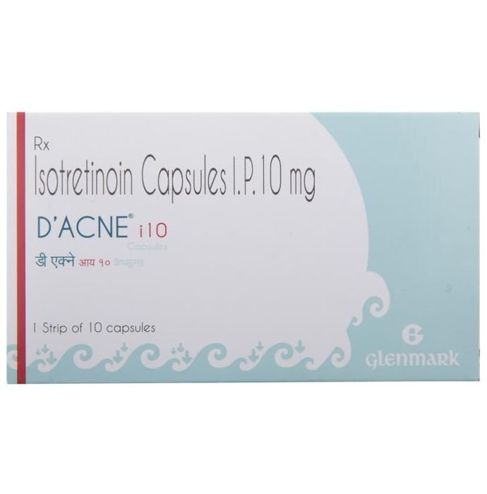 D Acne I 10 Capsule    Isotretinoin 10mg
