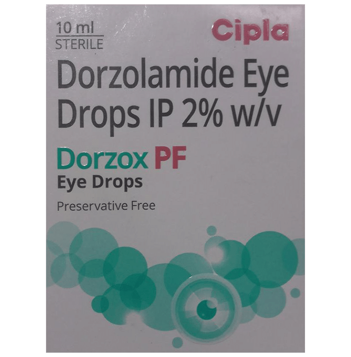 Dorzox PF Eye Drop    Dorzolamide 2% w/v