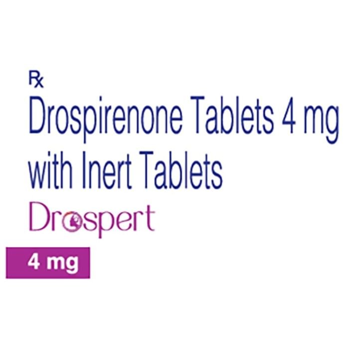 Drospert 4mg Tablet    Drospirenone 4mg