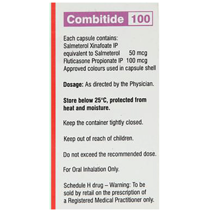 Combitide 50mcg/100mcg Octacap    Salmeterol 50mcg + Fluticasone Propionate 100mcg