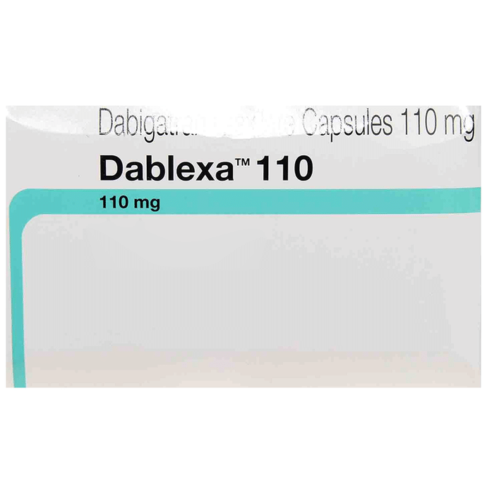 Dablexa 110 Capsule    Dabigatran Etexilate 110mg