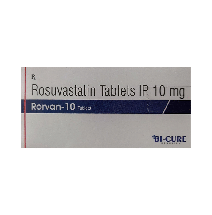 Rorvan 10 Tablet    Rosuvastatin 10mg