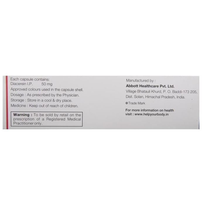 Durajoint Capsule    Diacerein 50mg
