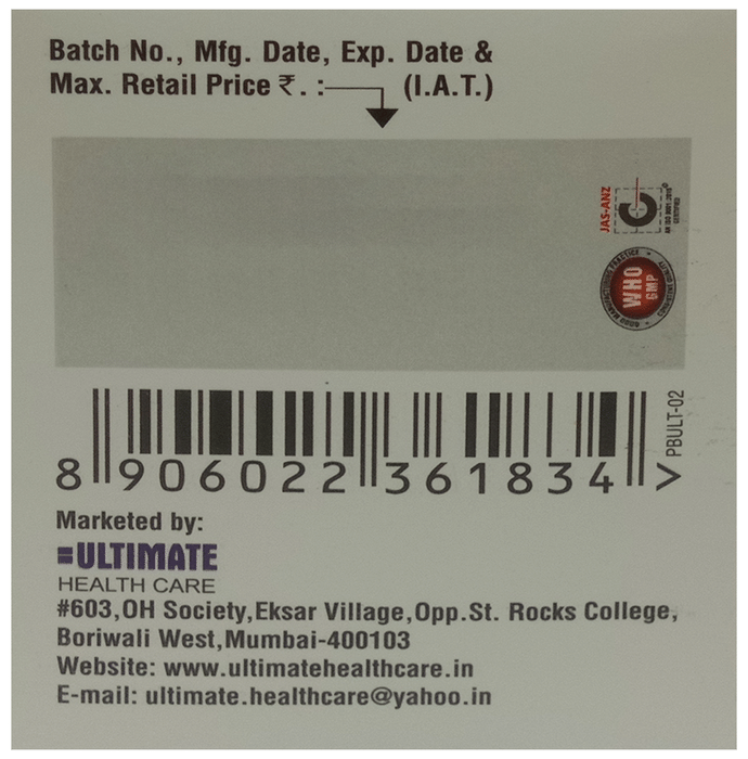 Uliphyalline 200 SR Tablet    Acebrophylline 200mg