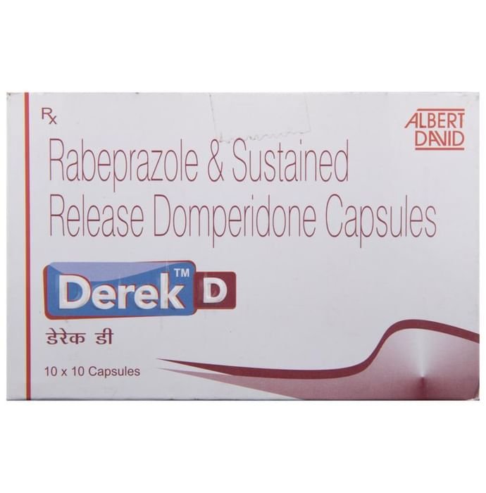 Derek D Capsule SR    Domperidone 30mg + Rabeprazole 20mg
