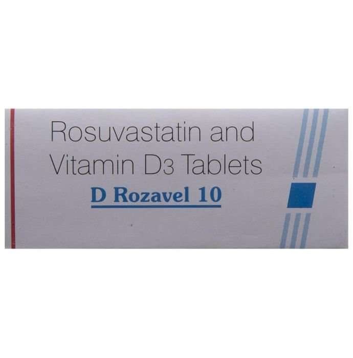 D Rozavel 10 Tablet    Rosuvastatin 10mg + Vitamin D3 1000IU