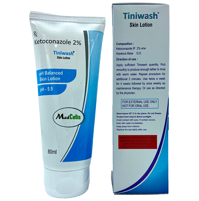 Tiniwash Skin Lotion    Ketoconazole 2% w/v