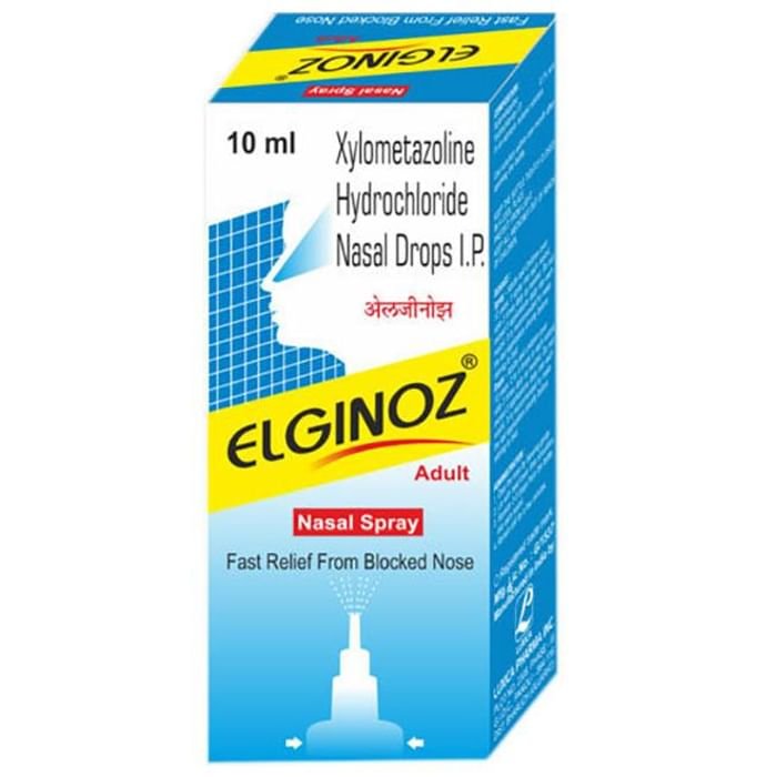 Elginoz Nasal Drops    Xylometazoline 0.1% w/v