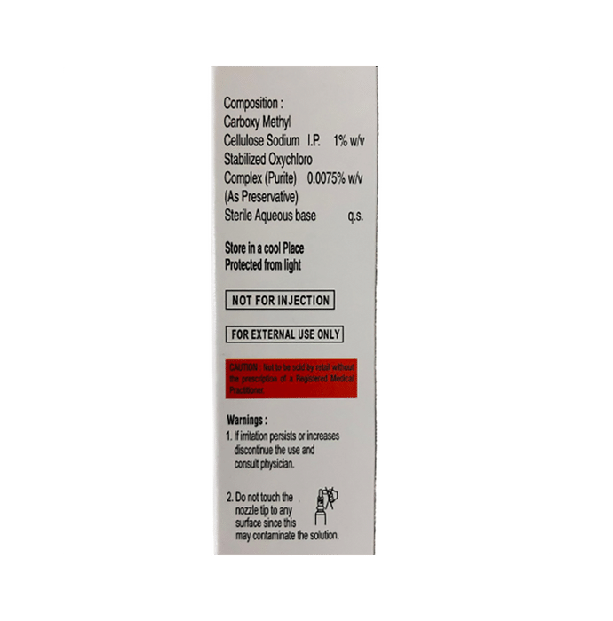 Tearsgel Plus Lubricant    Carboxymethylcellulose 1% w/v + Oxychloro Complex 0.0075% w/v