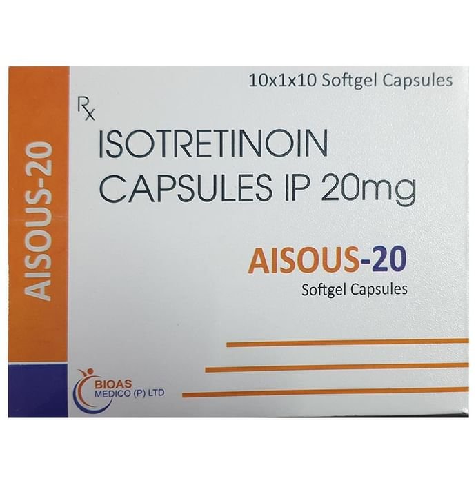 Aisous 20 Soft Gelatin Capsule    Isotretinoin 20mg