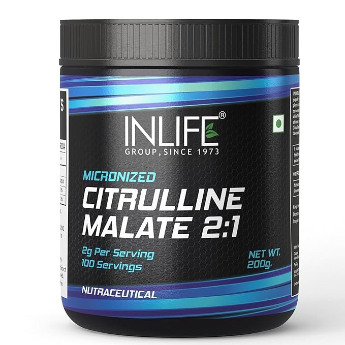 Inlife Micronized Citrulline Malate Powder 2:1 Supplement Unflavoured