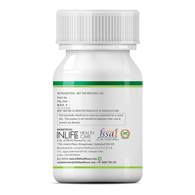Inlife Super Antioxidants for Immunity & Fatigue Reduction | Veg Capsule