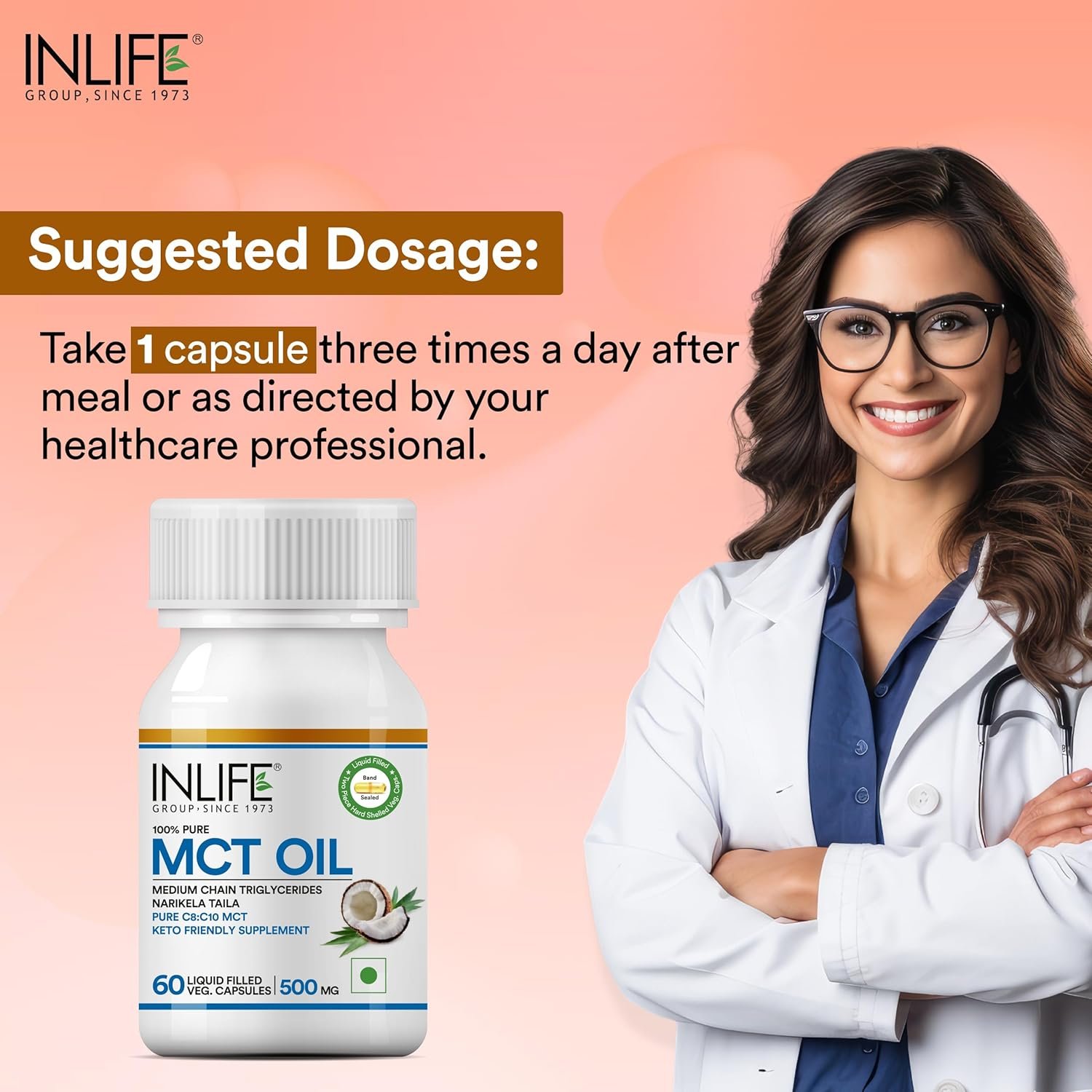 Inlife MCT Oil Veg Capsule