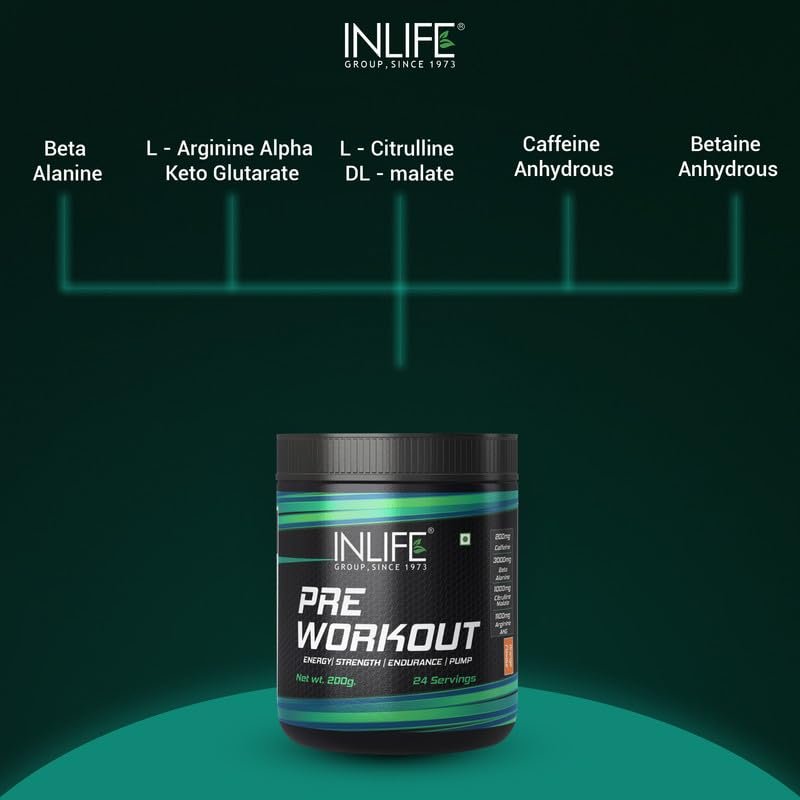 Inlife Pre Workout Orange