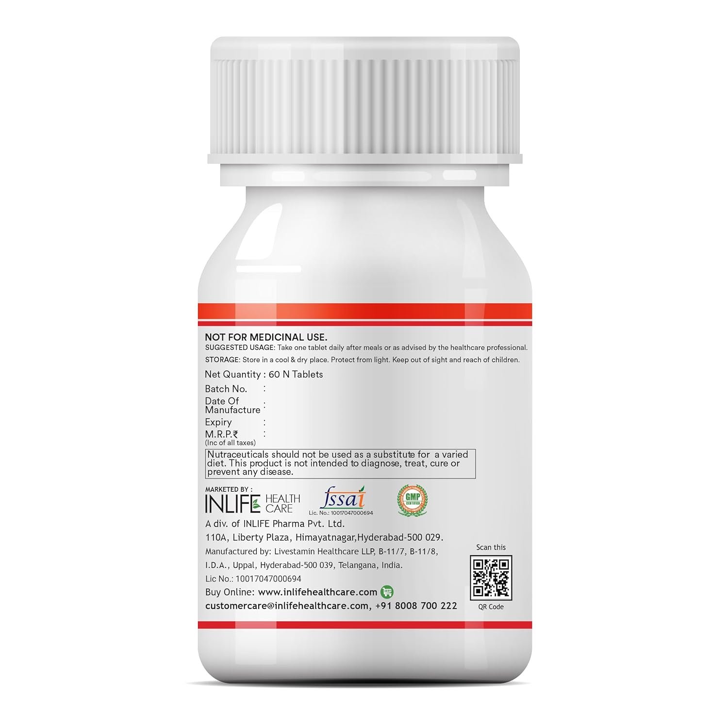 Inlife Antioxidants | With Lycopene, Grape Seed Extract & Green Tea Extract | Tablet