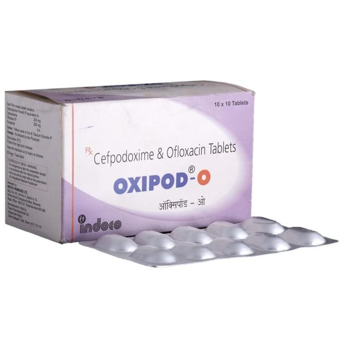 Oxipod-O Tablet Cefpodoxime Proxetil 200mg + Ofloxacin 200mg