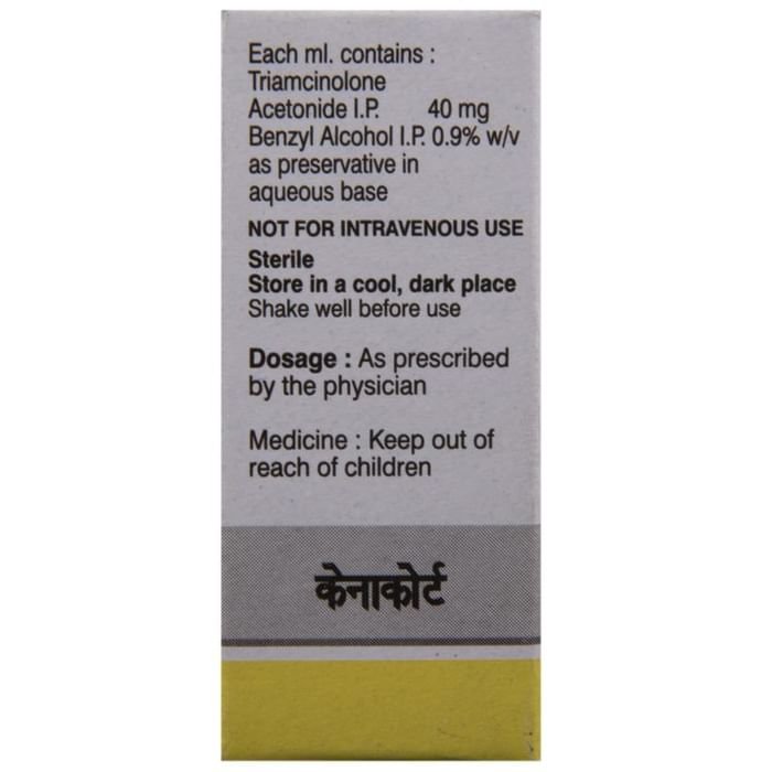 Kenacort 40mg Injection Triamcinolone 40mg/ml