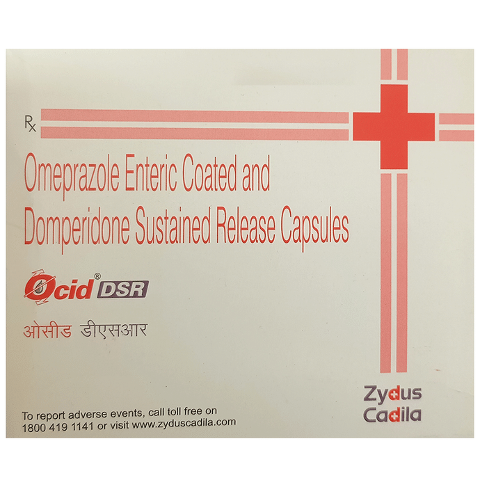 Ocid-DSR Capsule Domperidone 30mg + Omeprazole 20mg